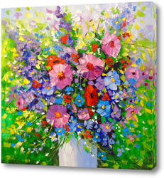   Постер Букет летних цветов