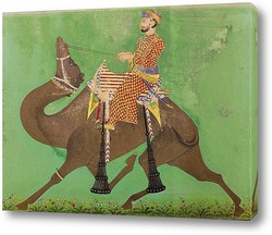    Химмат Рамджи Кунвар едет на верблюде