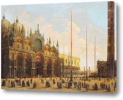   Постер Вид на базилику Святого Марка, Венеция