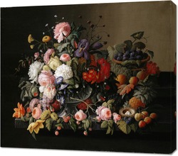   Постер Цветы и  фрукты