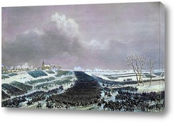   Картина Битва Французской и Русской армий при Эйлау 8 февраля 1807 года
