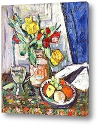   Картина Тюльпаны и фрукты