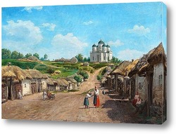  Картина Деревенская сцена 
