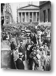  Постер Паника на Уолл стритт,1929г.