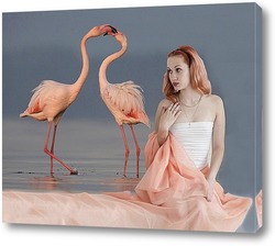   Постер Фламинго