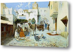   Картина Базар Танжер.Марокко