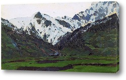   Постер В Альпах весной. 1897