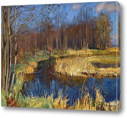   Картина Осенняя река
