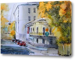   Картина Осень на Ивановской горке