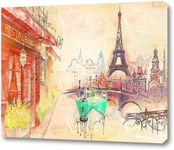    Нарисованный Париж