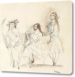   Постер Три девушки, 1917 