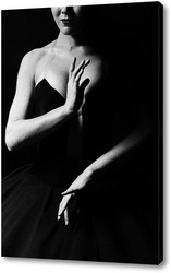   Постер Балерина в черном, танец