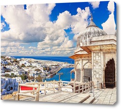   Постер Остров Миконос в Греции
