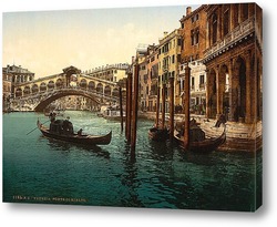   Постер Мост Риальто, Венеция, Италия