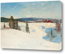   Картина Зимняя сцена