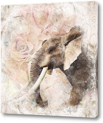   Постер Африканский слон