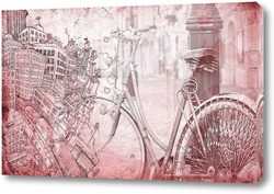   Постер Ретро велосипед