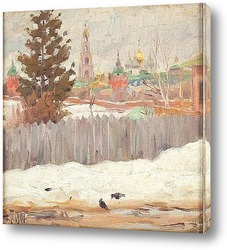   Картина Монастырь под Москвой, Загорск
