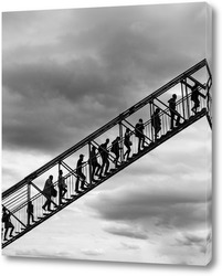   Постер Лестница в небо (чб)
