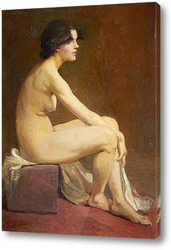   Постер Портрет обнаженной женщины