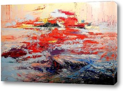   Картина Закат на море