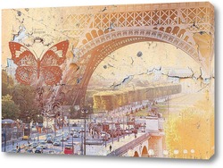   Постер Винтажный Париж