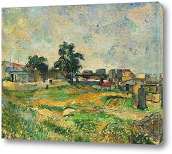   Картина Пейзаж возле Парижа, 1876