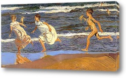   Постер Бег вдоль пляжа , 1908