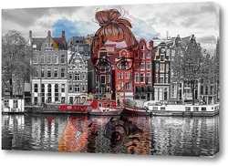   Постер Амстердам 
