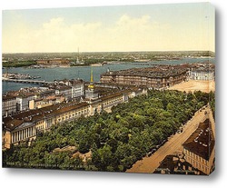   Постер Адмиралтейский дворец, Санкт-Петербург, Россия.1890-1900 гг