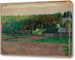   Картина Сельский пейзаж, 1922