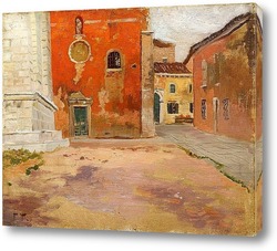   Постер Красная церковь в Венеции