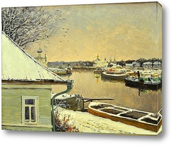   Картина Вологда,первый снег