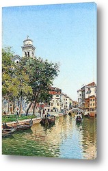   Картина Вдоль канала, 1907