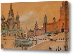   Постер Кремль, Собор Василия Блаженного 