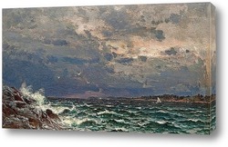   Картина Бурное море