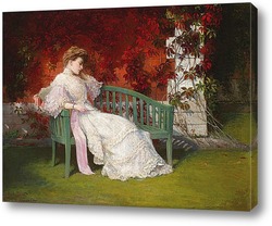   Картина Молодая леди, в Царском Селе, 1903-1904