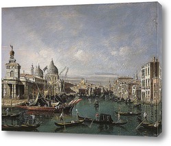   Картина Вход в Большой канал, Венеция, глядя на запад с Доганы и церкови