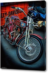   Постер Урбанометрия. Harley-Davidson. Oldstyle.