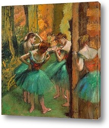   Постер Танцовщицы в розовом и зеленом
