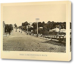    Вид с Высокояузского моста на север,1887 год