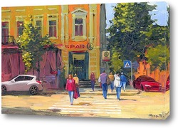   Картина Городская улица