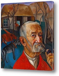   Постер Мужчина с трубкой