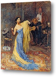   Постер Портрет танцовщицы Анны Павловой