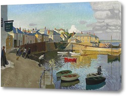   Картина Морской порт, Маузхол, Корнуолл, Англия