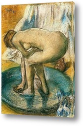   Картина Женщина,купающаяся в тазу