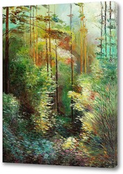  Картина Тени в лесу