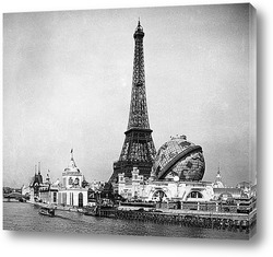    Вид на Всемирную выставку со стороны Сены,1900 