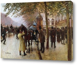   Картина Парижский бульвар