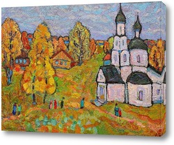  Пейзаж с церковью